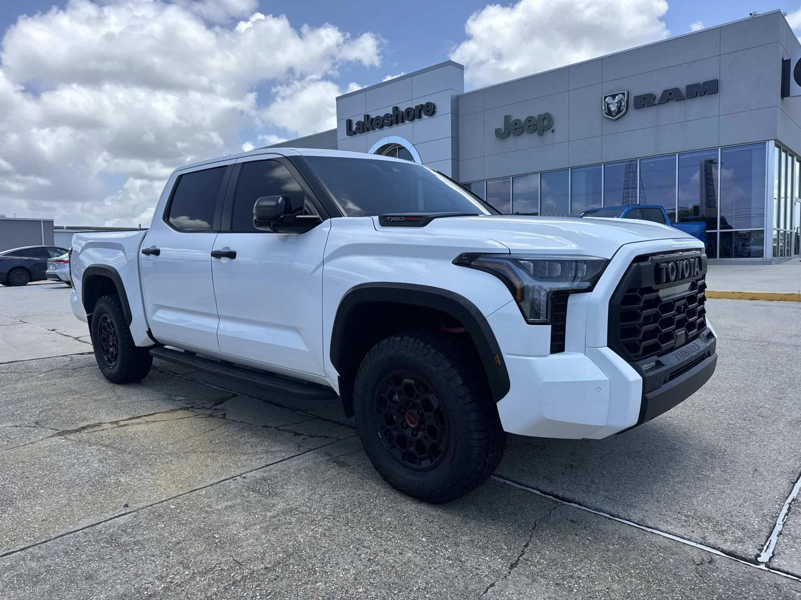 Used 2025 White Toyota TRD Pro Hybrid CrewMax 5.5