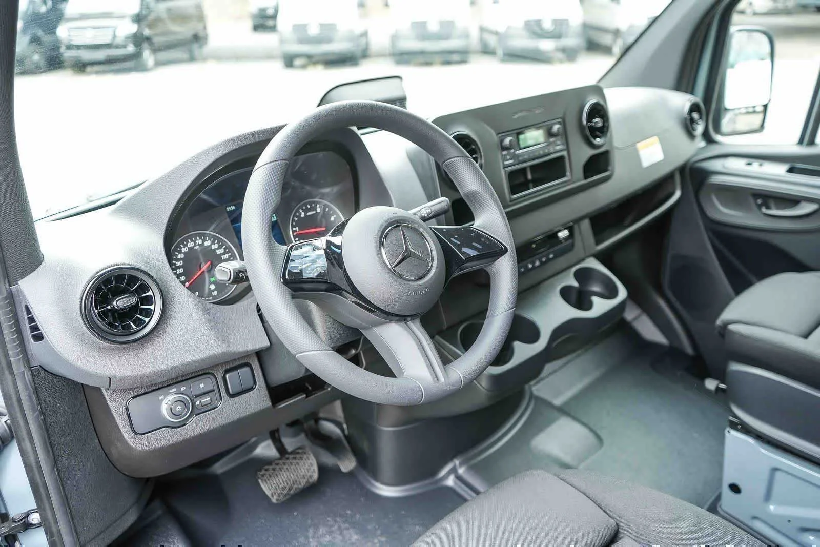 New 2026 Blue Gray Mercedes-Benz Cargo 144WB High Roof RWD 2.0L I4 Diesel Turbo SO image 12