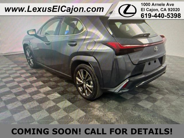 New 2024 Cloudburst Gray<sup>1</sup> with Obsidian roof Lexus UX 250h F SPORT HANDLING image 3