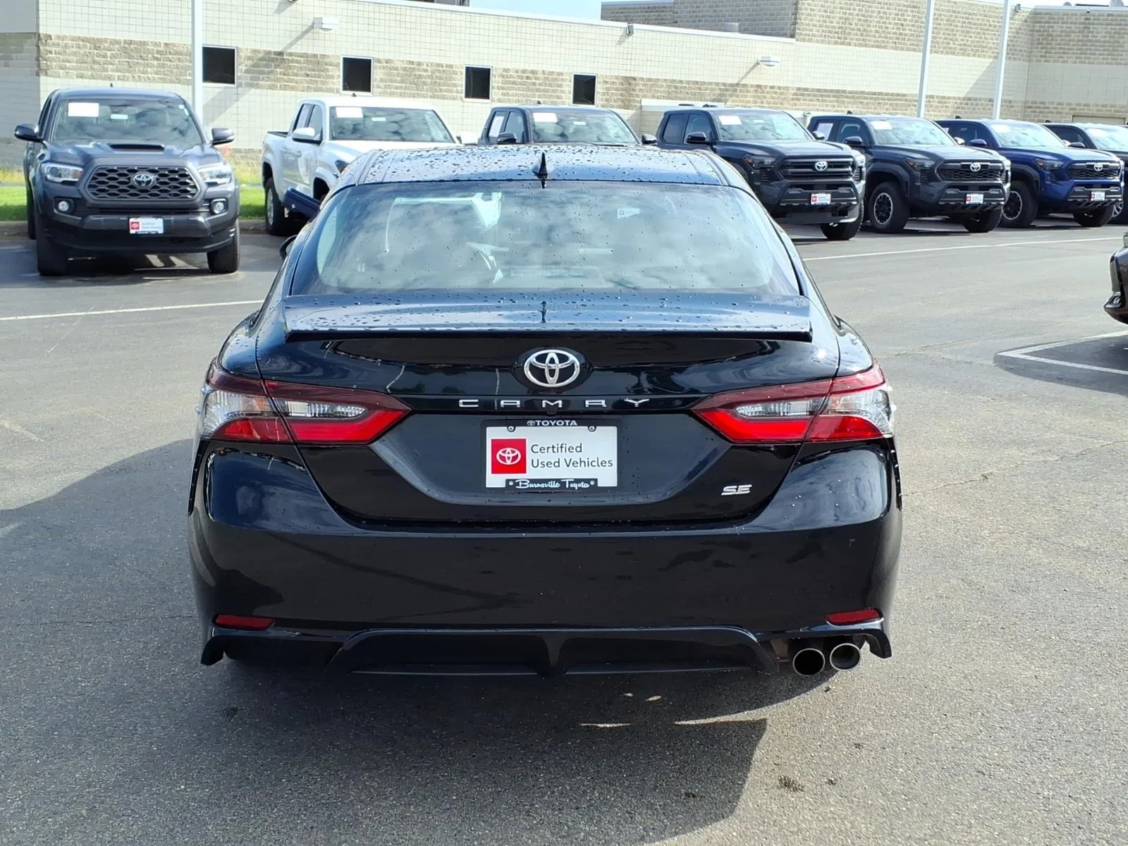 Certified Used 2024 Black Toyota SE image 4