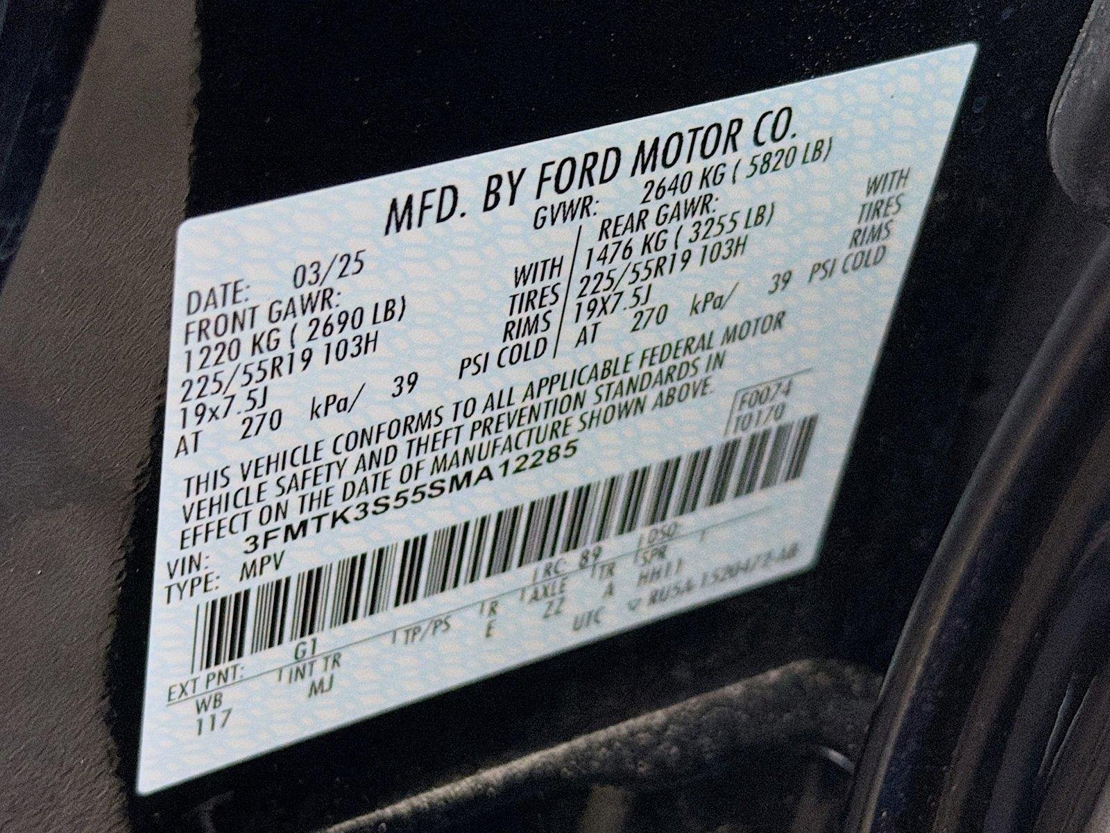 Used 2025 Shadow Black Ford Premium image 40