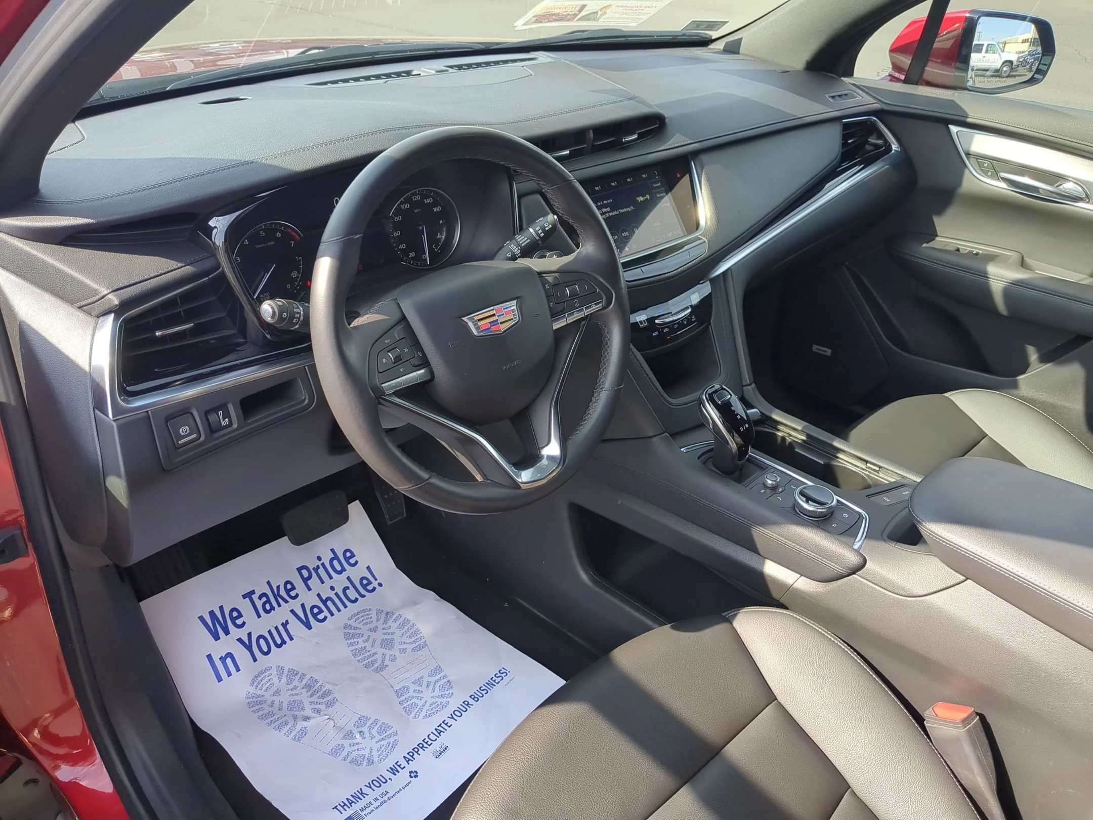 Used 2024 Radiant Red Tintcoat Cadillac FWD Luxury image 9