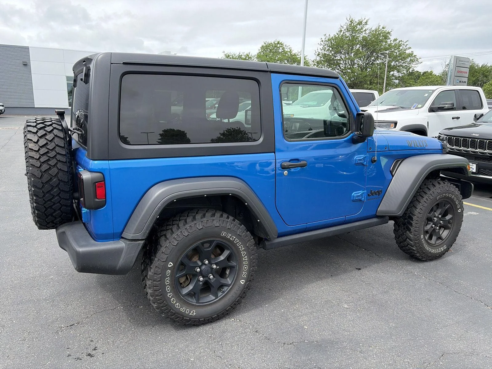 Used 2021 Hydro Blue Pearlcoat Jeep Willys Sport image 6