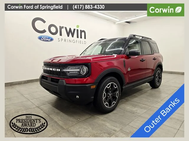 New 2026 Ruby Red Metallic Tinted Clearcoat Ford Outer Banks® image 1