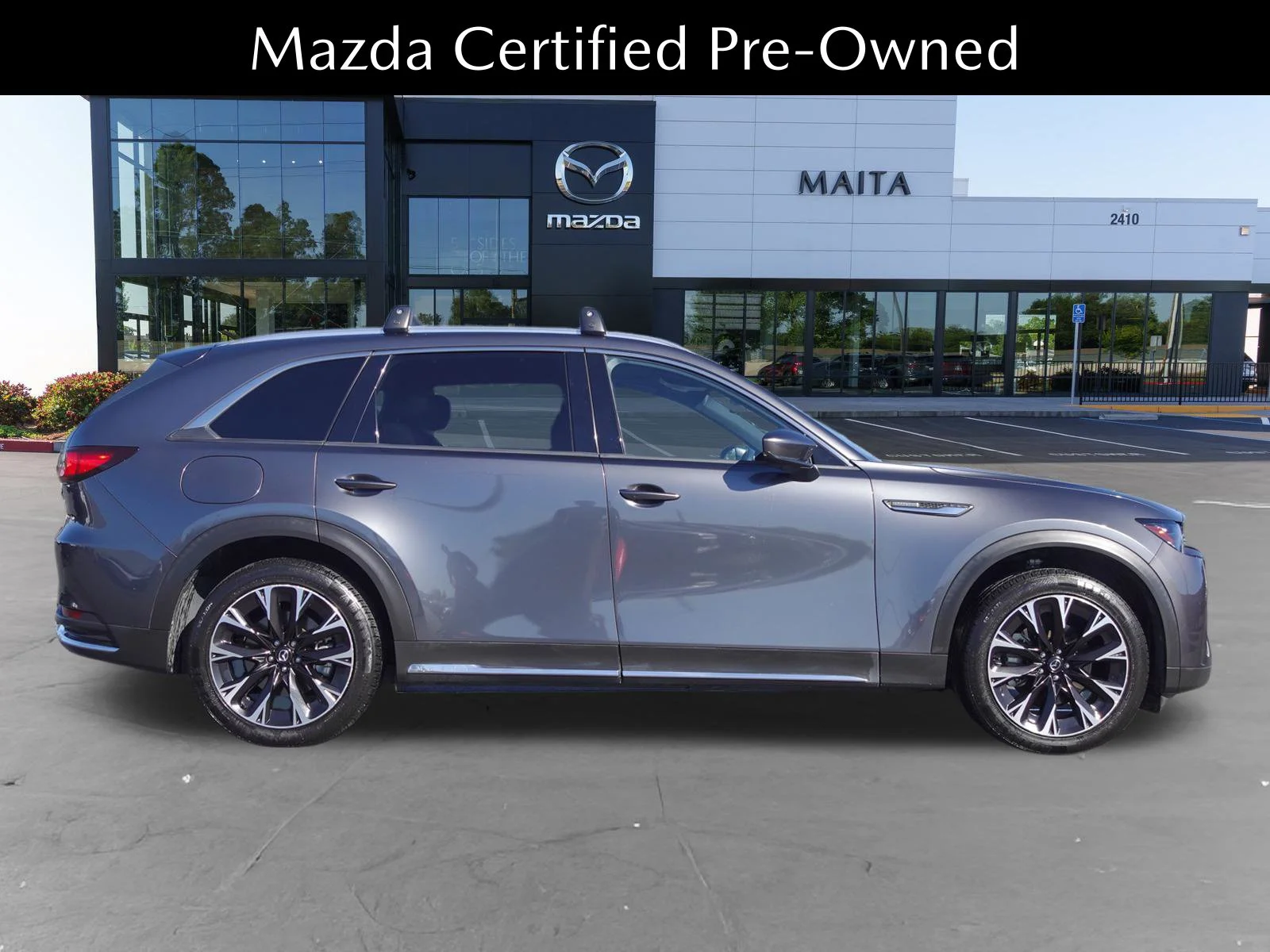 Certified Used 2024 Machine Gray Metallic Mazda Premium Plus image 2