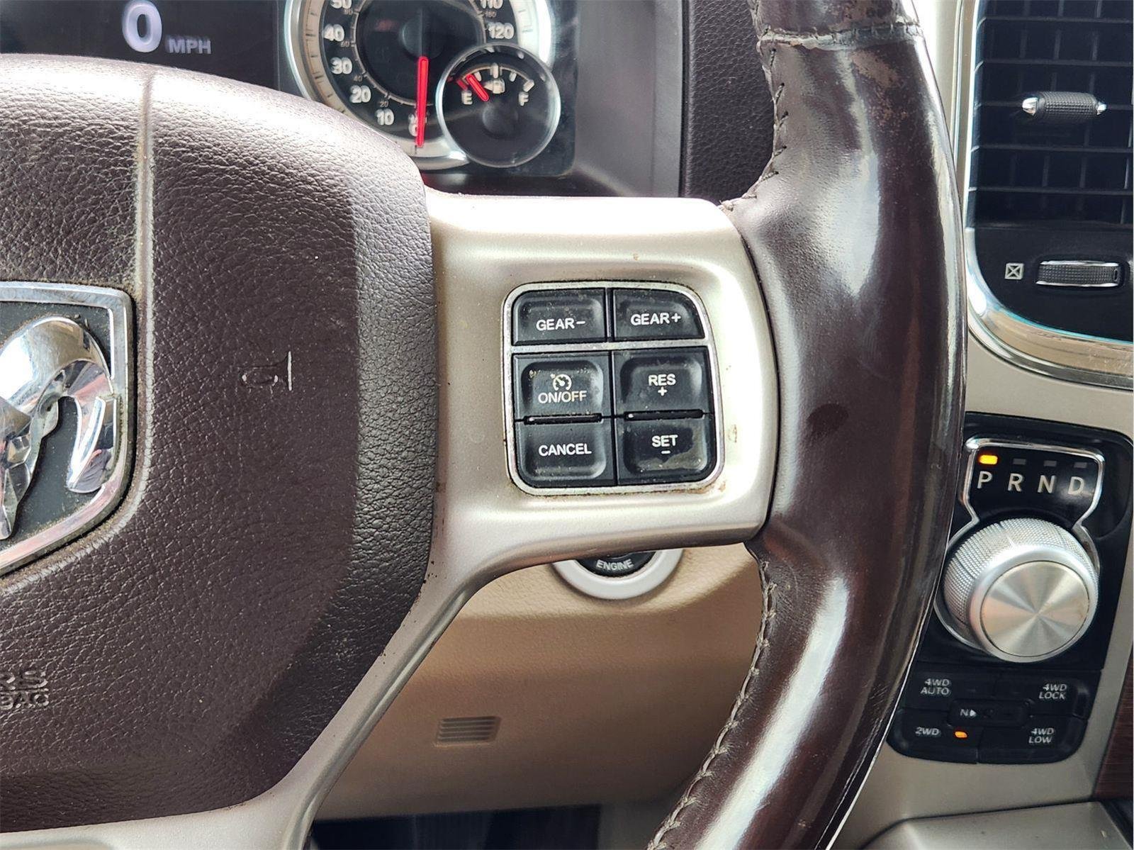 Used 2016 Brilliant Black Crystal Pearlcoat Ram Laramie image 29