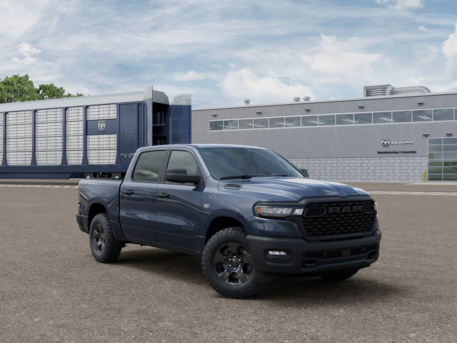 New 2026 Forged Blue Metallic Exterior Paint RAM Warlock image 3
