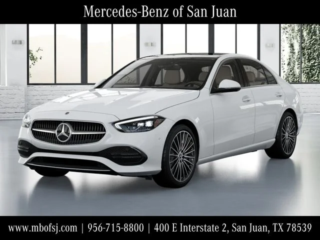 New 2026 White Mercedes-Benz C 300 image 1