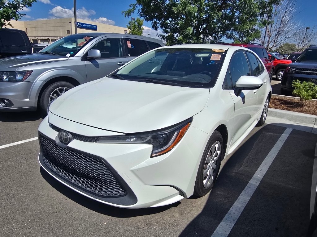 Used 2020 Blizzard Pearl Toyota LE image 1