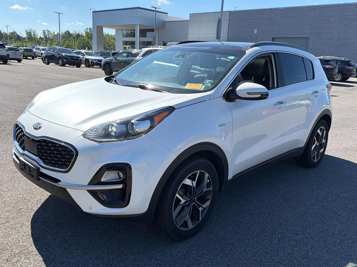 Used 2020 Snow White Pearl Kia EX image 7