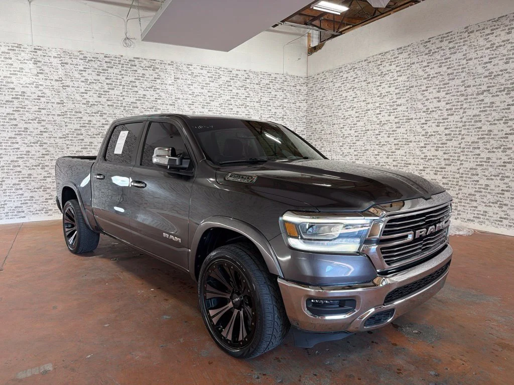 Used 2022 Granite Crystal Metallic Clearcoat Ram Laramie image 1