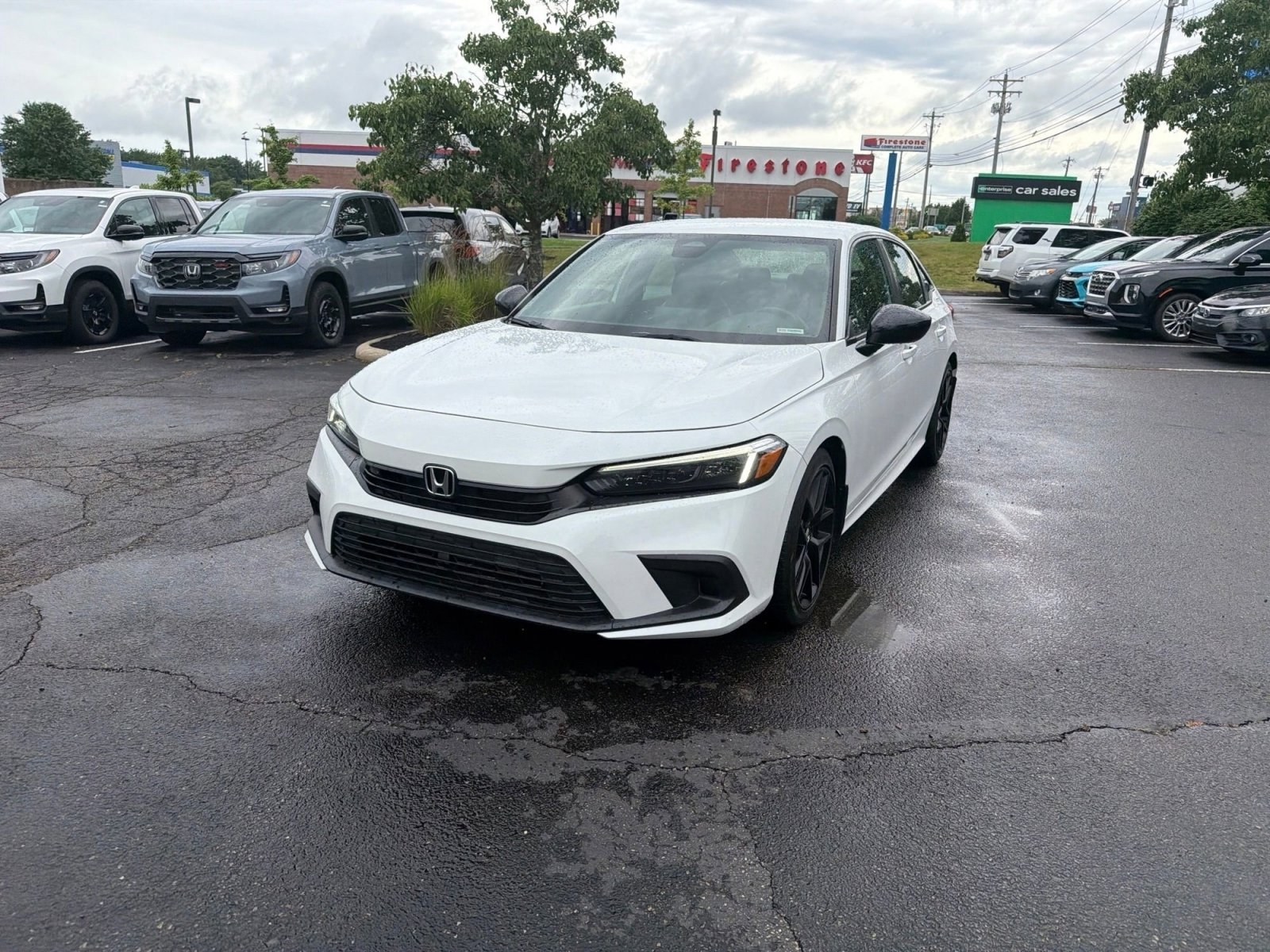 Certified Used 2023 Platinum White Pearl Honda Sport image 21