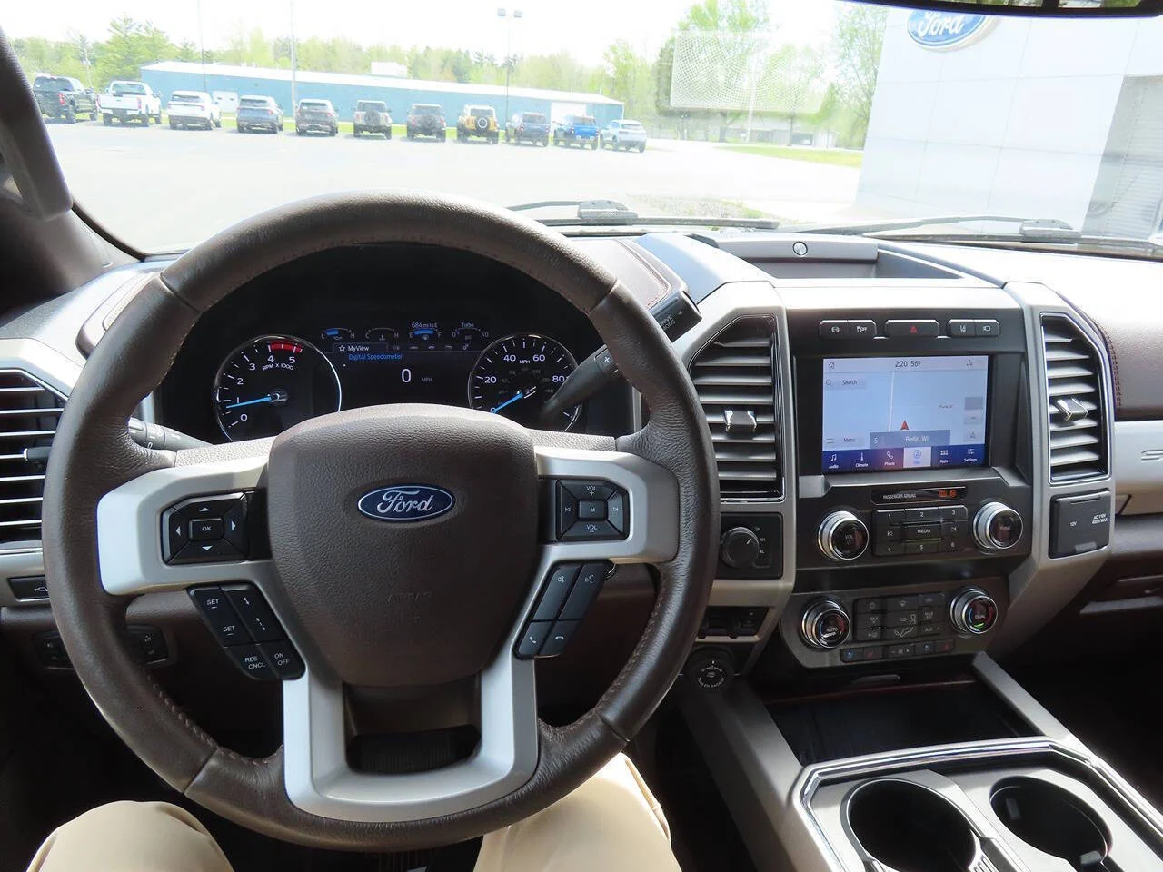 Used 2020 Agate Black Ford King Ranch 4x4 4dr Crew Cab 8 ft. LB Pickup image 18