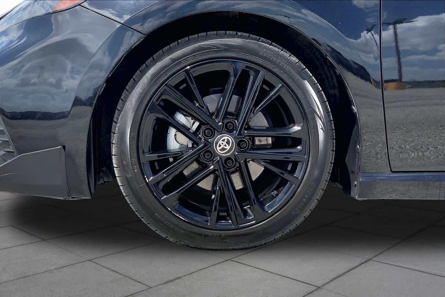 Certified Used 2025 Midnight Black Metallic Toyota SE image 11