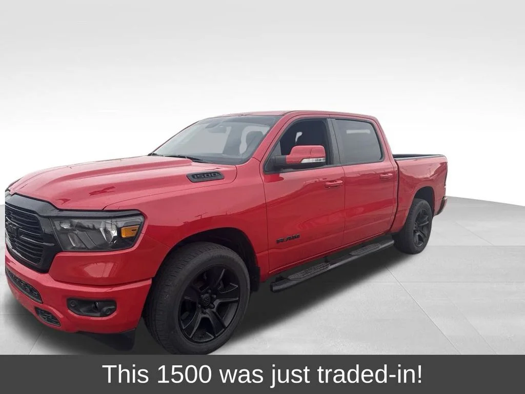 Used 2020 Flame Red Clearcoat Ram Big Horn/Lone Star image 1