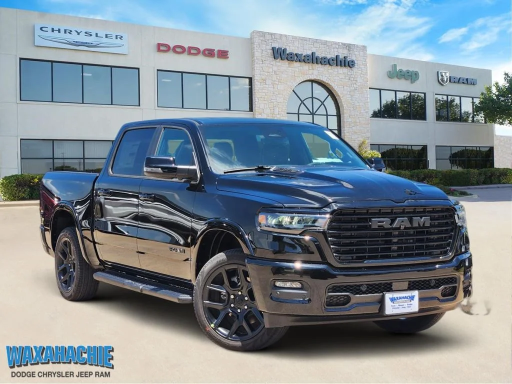 New 2026 Diamond Black Crystal Pearl-Coat Exterior Paint RAM Laramie image 1
