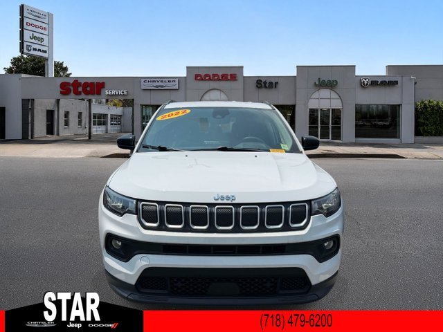 Certified 2022 Jeep Compass Latitude with VIN 3C4NJCBB5NT119160 for sale in Queens, NY
