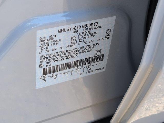 New 2026 Space White Metallic Ford XLT image 33