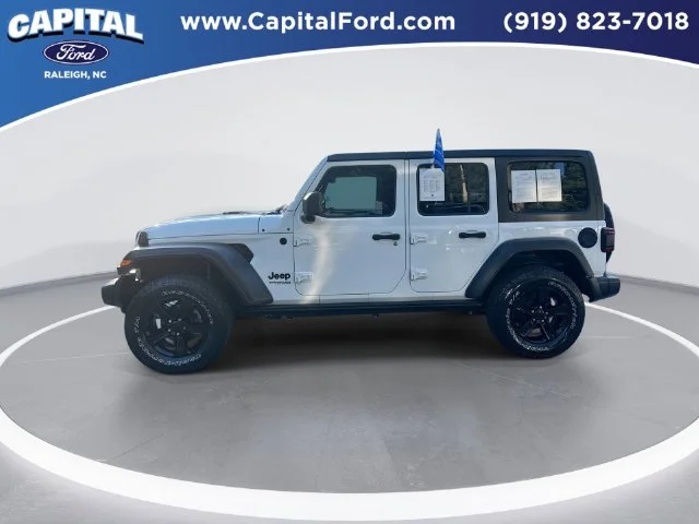 Used 2020 White Jeep Unlimited Sport Altitude image 5
