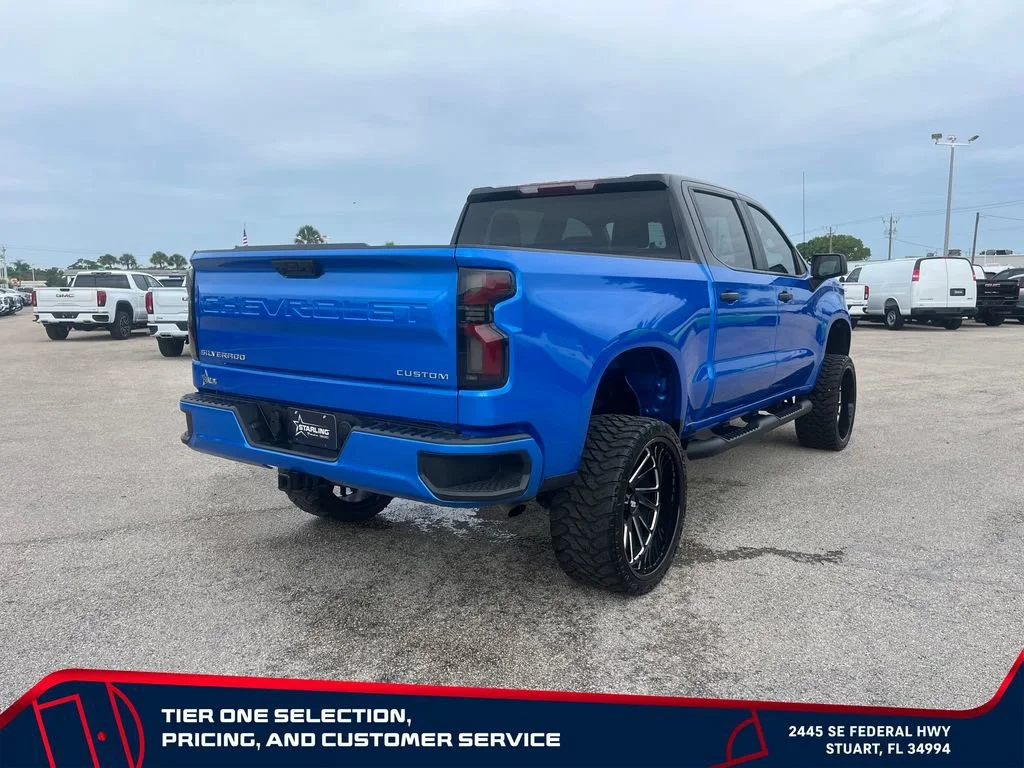 Used 2025 Riptide Blue Metallic Chevrolet Custom image 5