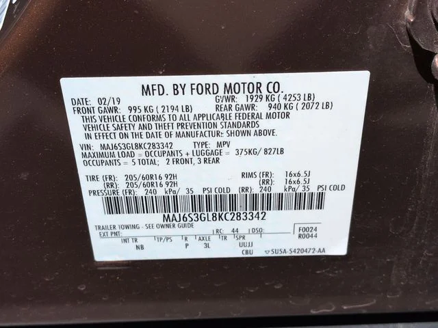 Used 2019 Brown Ford SE image 35