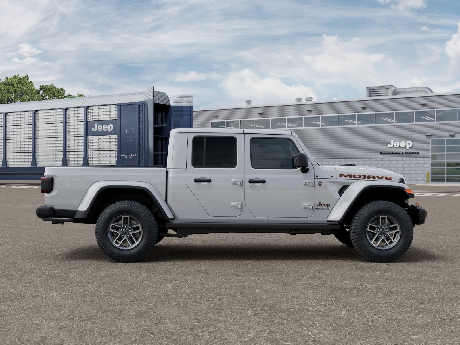 New 2026 Bright White Clear-Coat Exterior Paint Jeep Mojave image 42