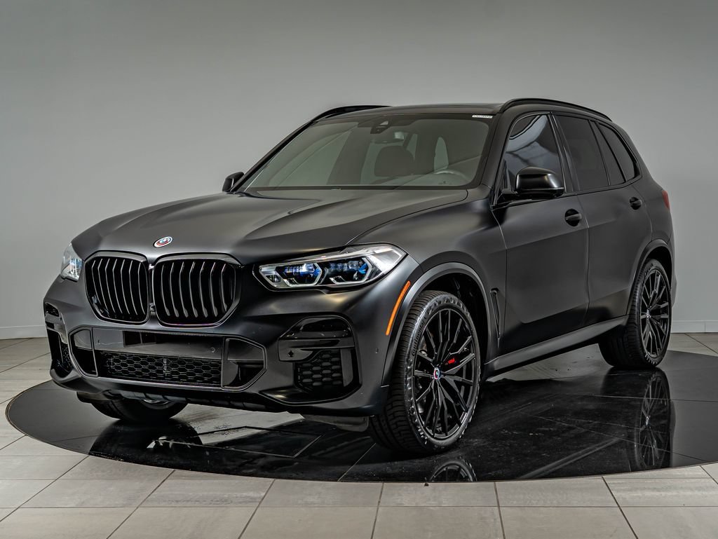 Used 2023 Frozen Black Metallic BMW M50i image 1