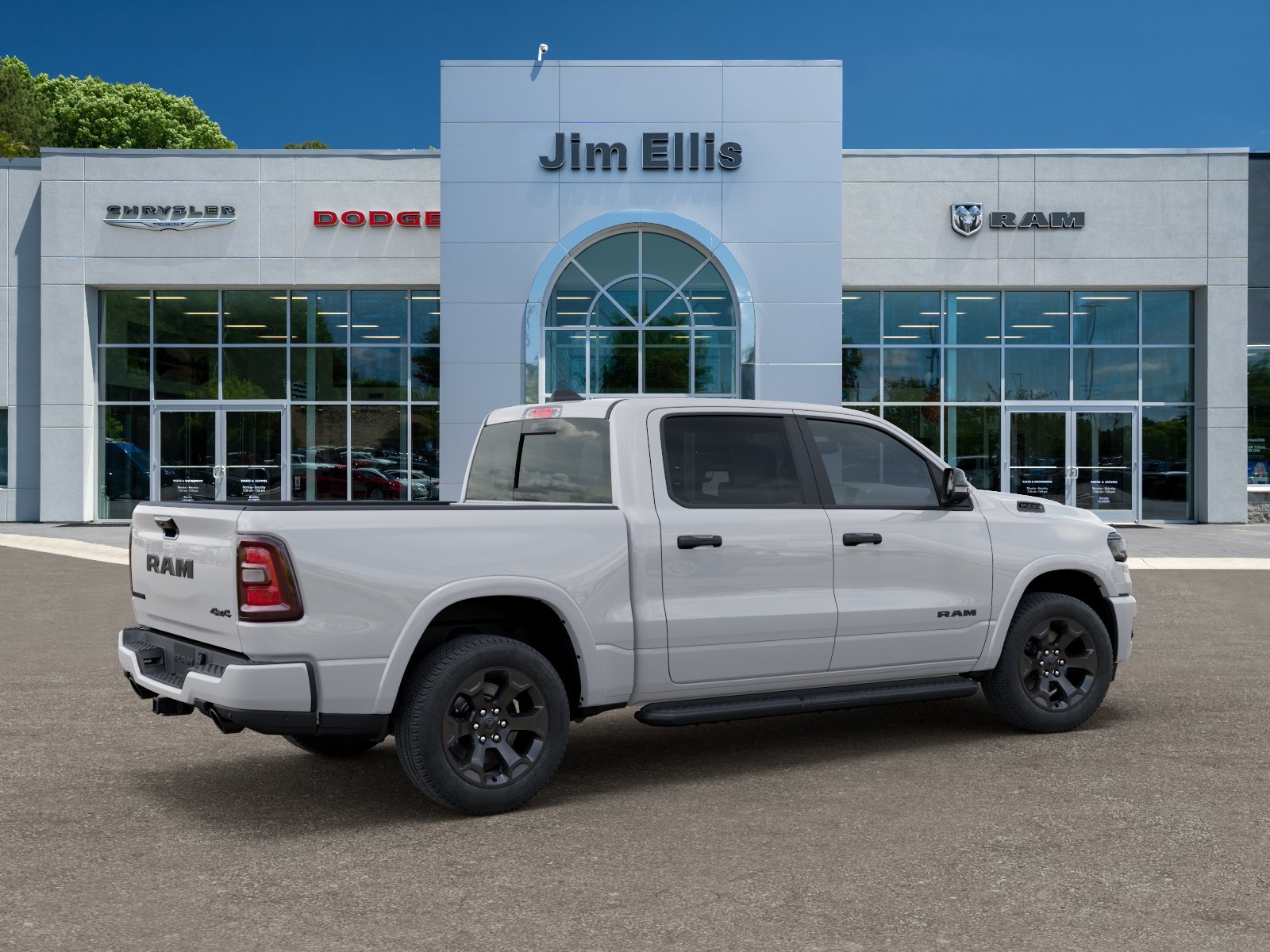 New 2026 Bright White Clear-Coat Exterior Paint RAM Big Horn image 30