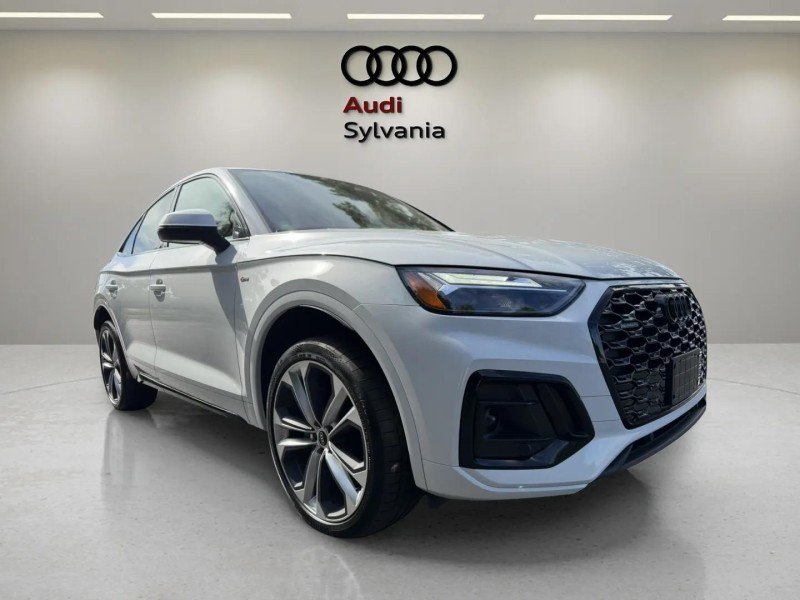 Certified Used 2023 Glacier White Metallic Audi S line Premium Plus image 1