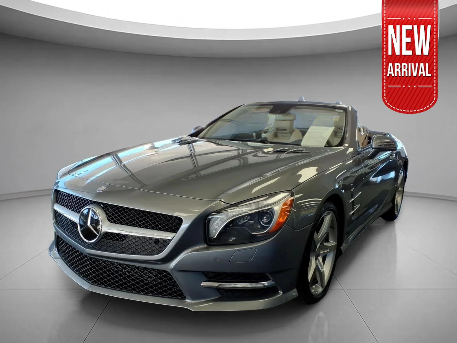 Used 2013 Palladium Silver Metallic Mercedes-Benz SL 550 image 1