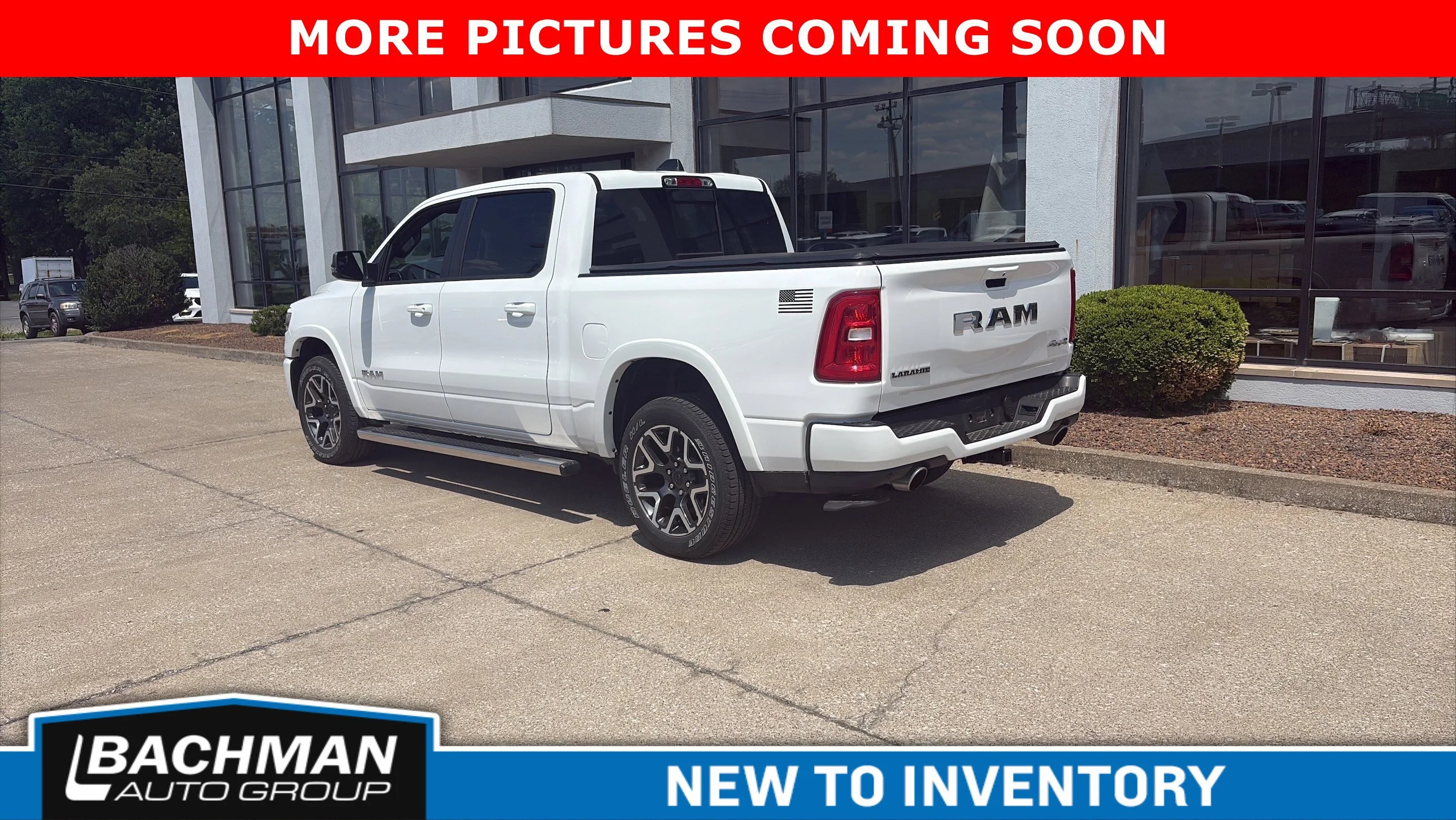 Used 2025 Bright White Clearcoat Ram Laramie image 5
