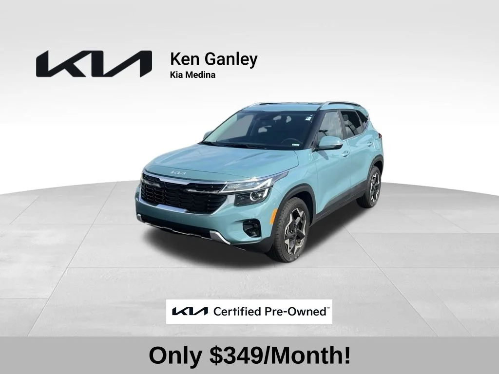 Certified Used 2024 Blue Kia EX image 1
