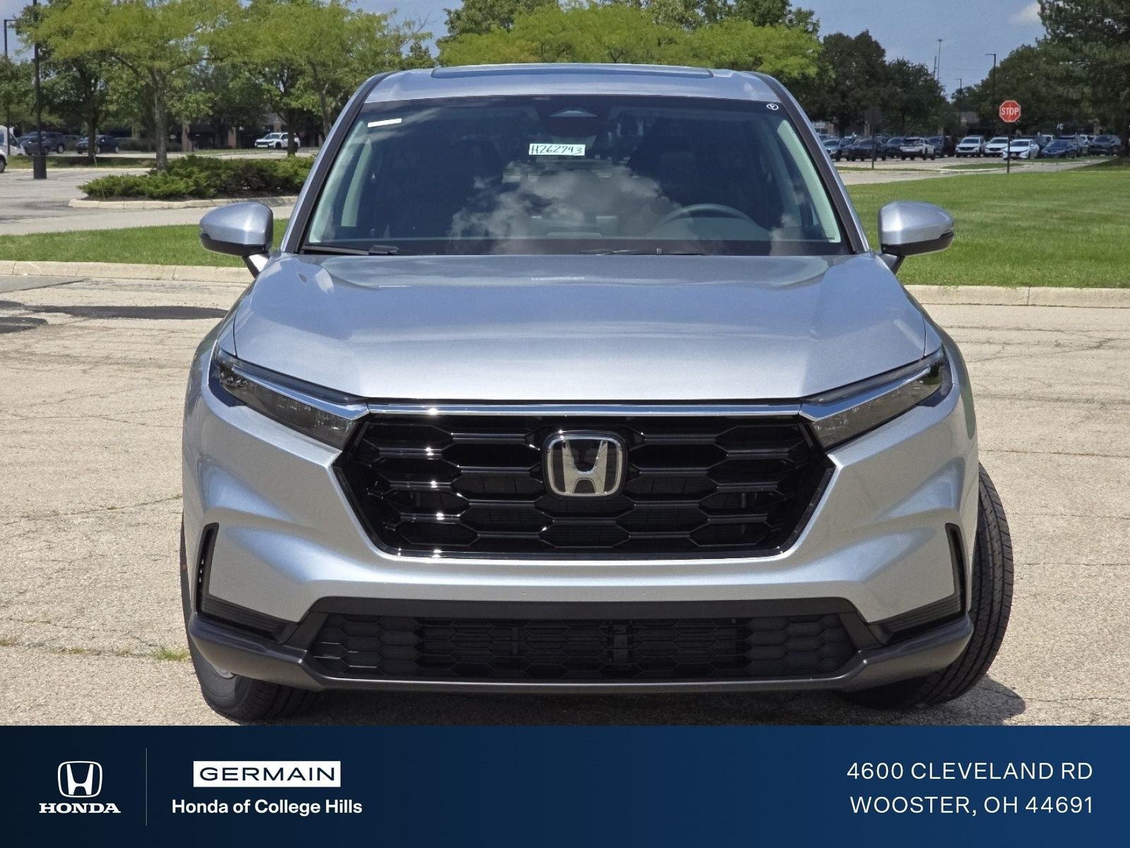 New 2026 Solar Silver Metallic Honda EX image 10