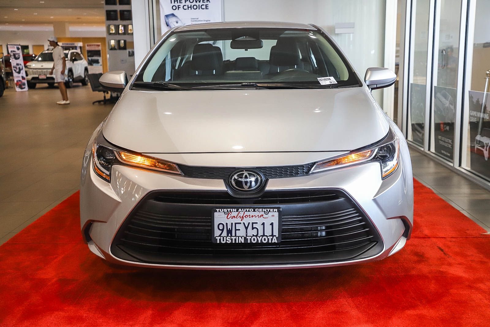 Certified Used 2024 Silver Toyota LE image 2