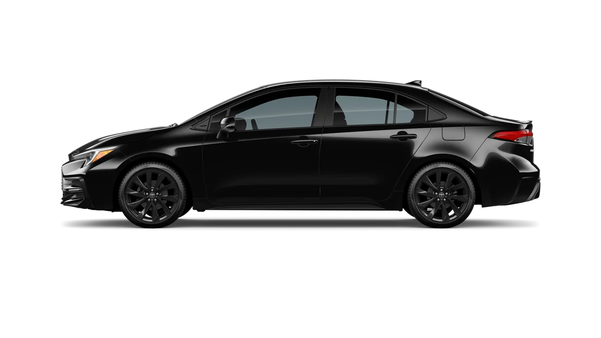 New 2026 Midnight Black Metallic Toyota Hybrid SE image 4