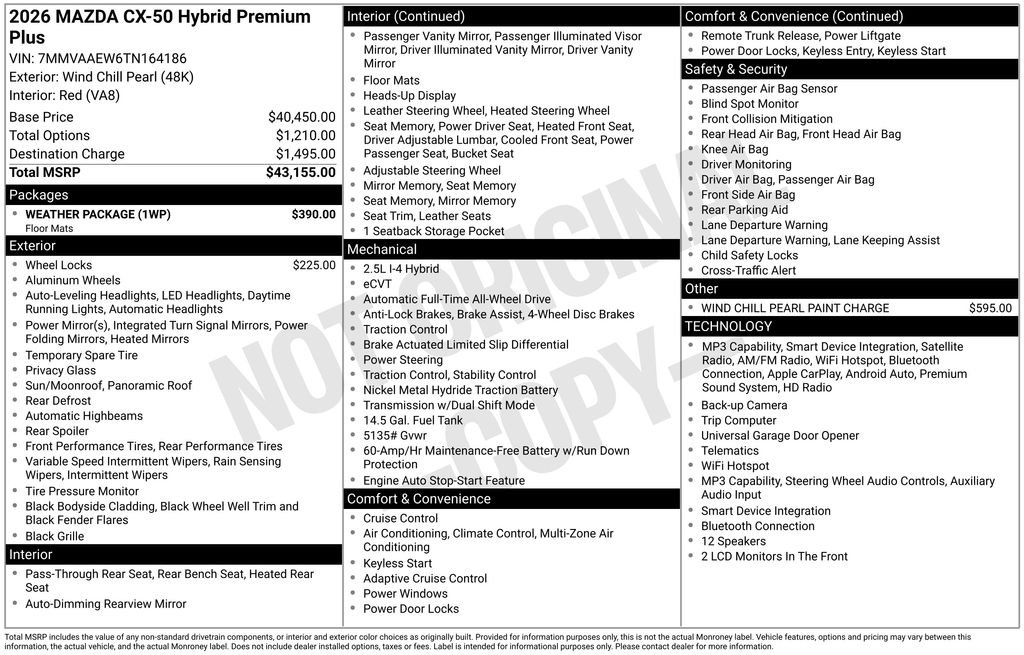 Certified Used 2026 Beige Mazda Premium Plus image 17