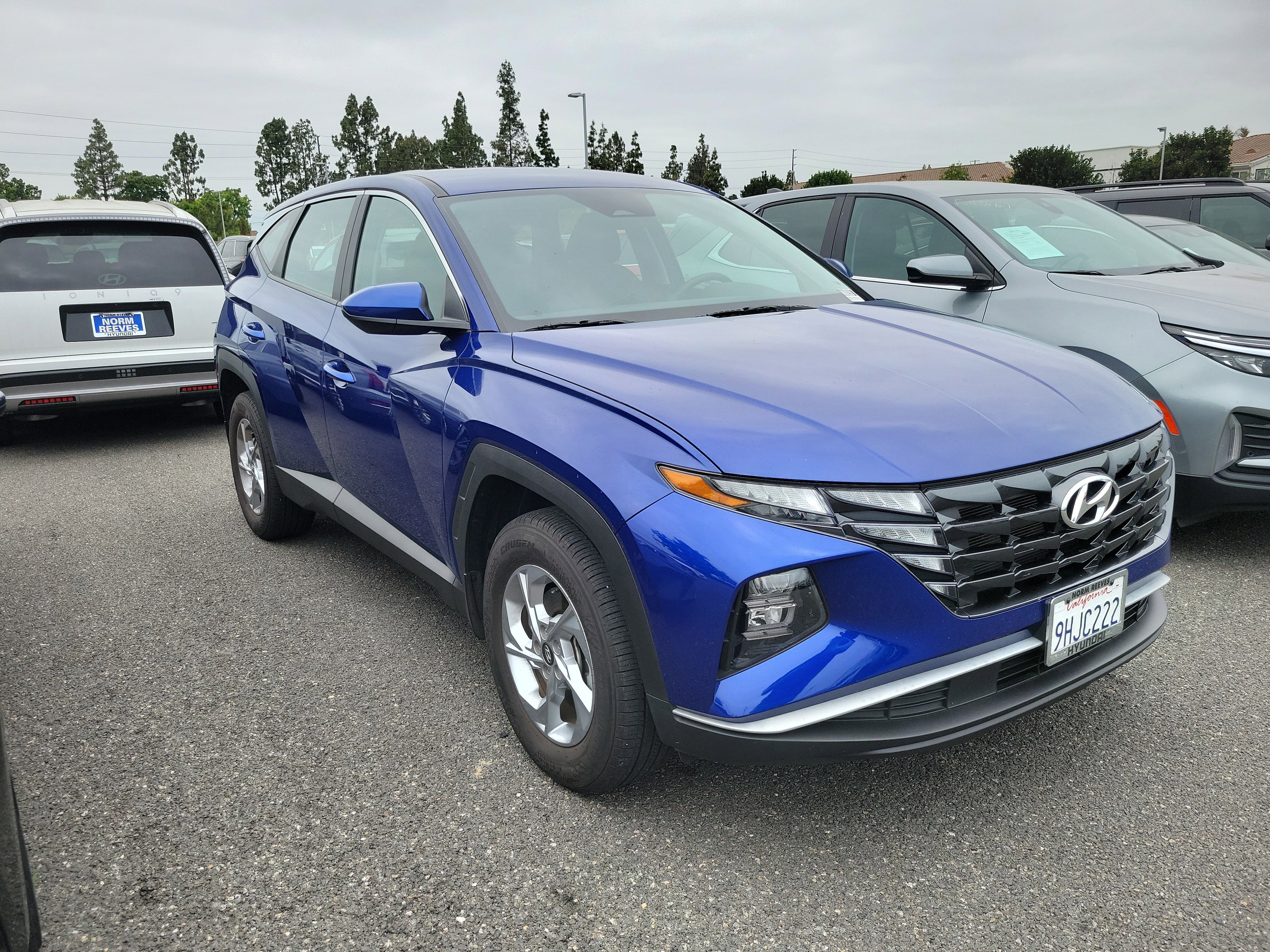 Certified Used 2023 Intense Blue Hyundai SE image 3