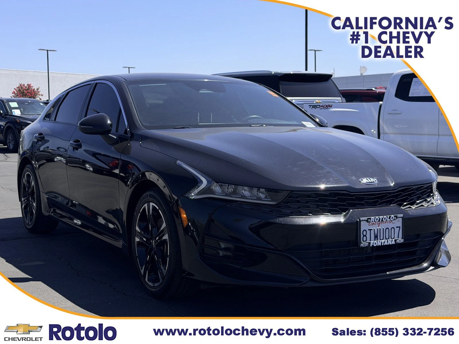 Used 2021 Ebony Black Kia GT-Line image 1