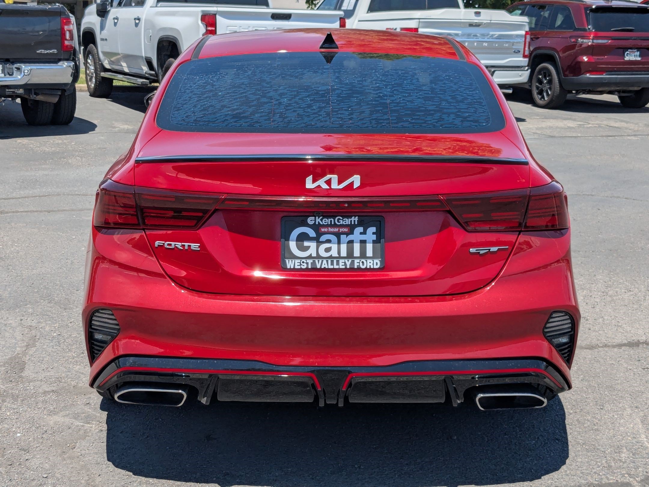 Used 2023 Currant Red Kia GT image 4