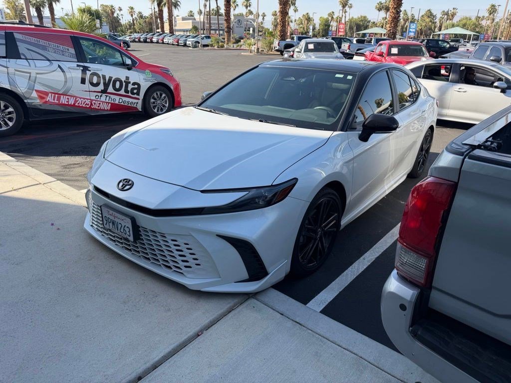 Used 2025 Midnight Black Metallic Toyota XSE image 4