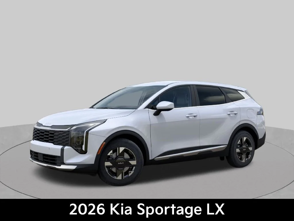 New 2026 Glacial White Pearl Kia LX image 3