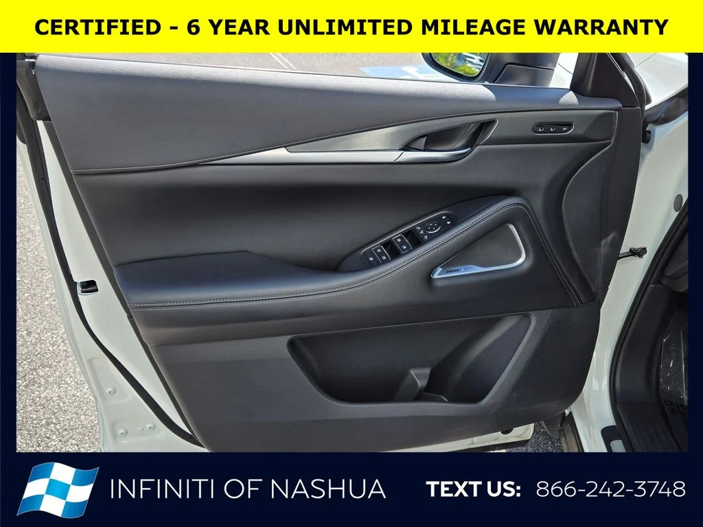 Certified Used 2023 White INFINITI LUXE image 10