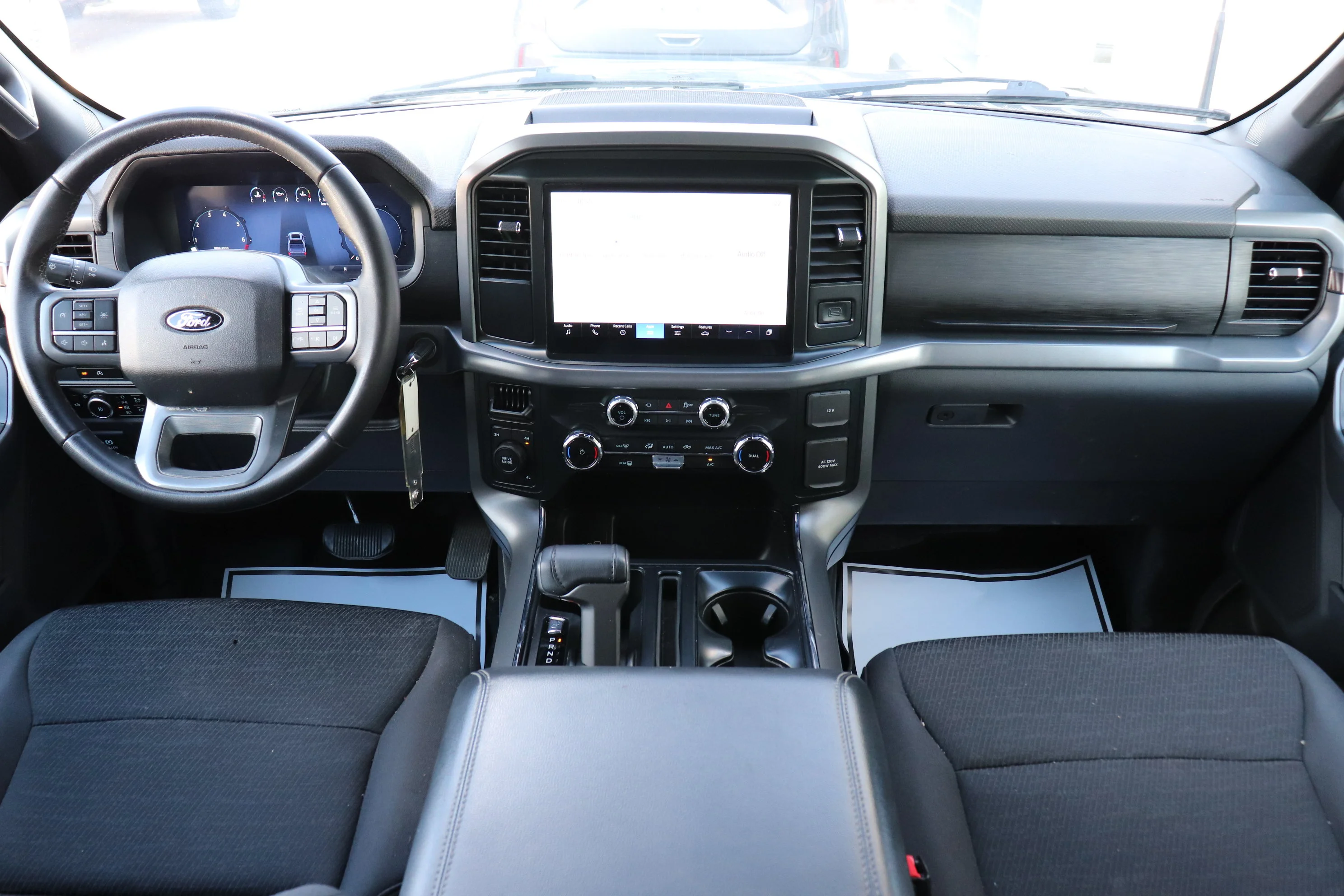 Used 2023 Black Ford XL 4WD SuperCrew 5.5