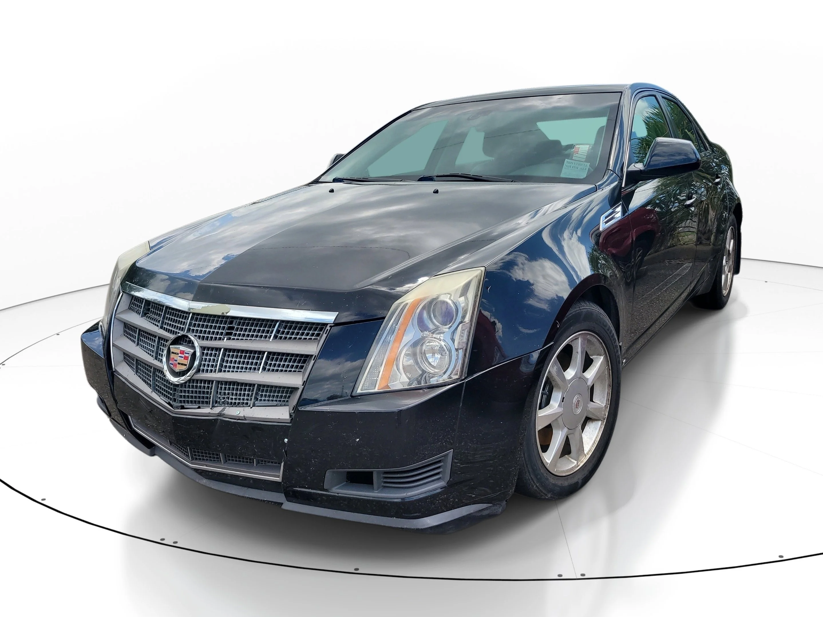 Used 2008 Black Raven Cadillac AWD with 1SA image 3