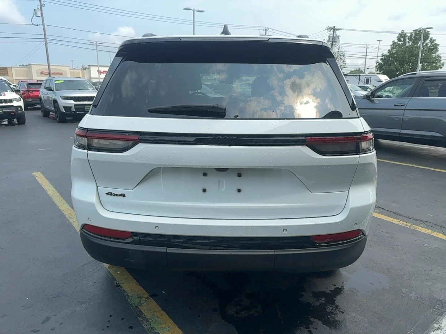 Used 2024 Bright White Clearcoat Jeep Altitude X image 4