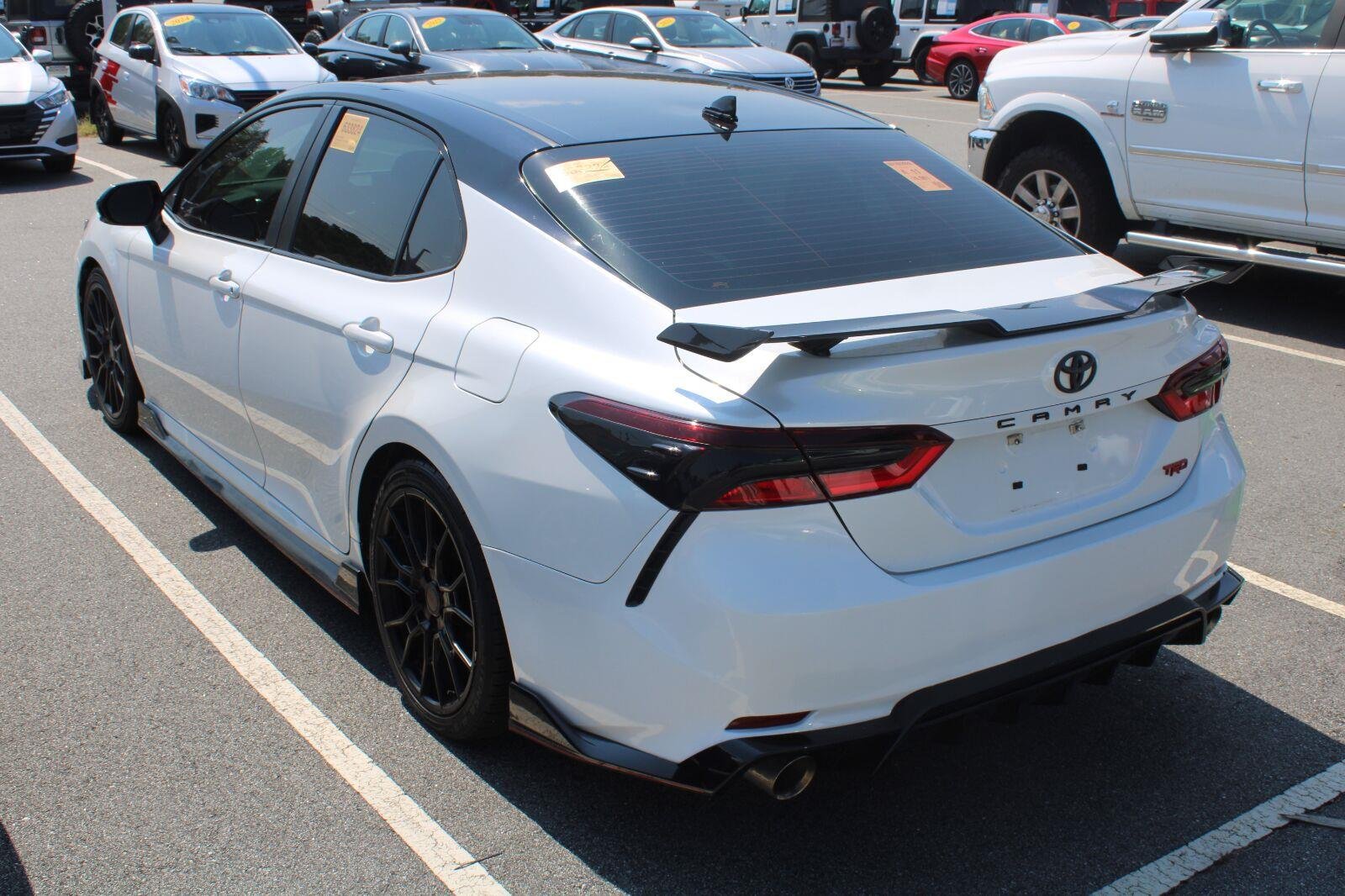 Used 2022 Wind Chill Pearl w/Midnight Black Metallic Roof Toyota TRD image 8