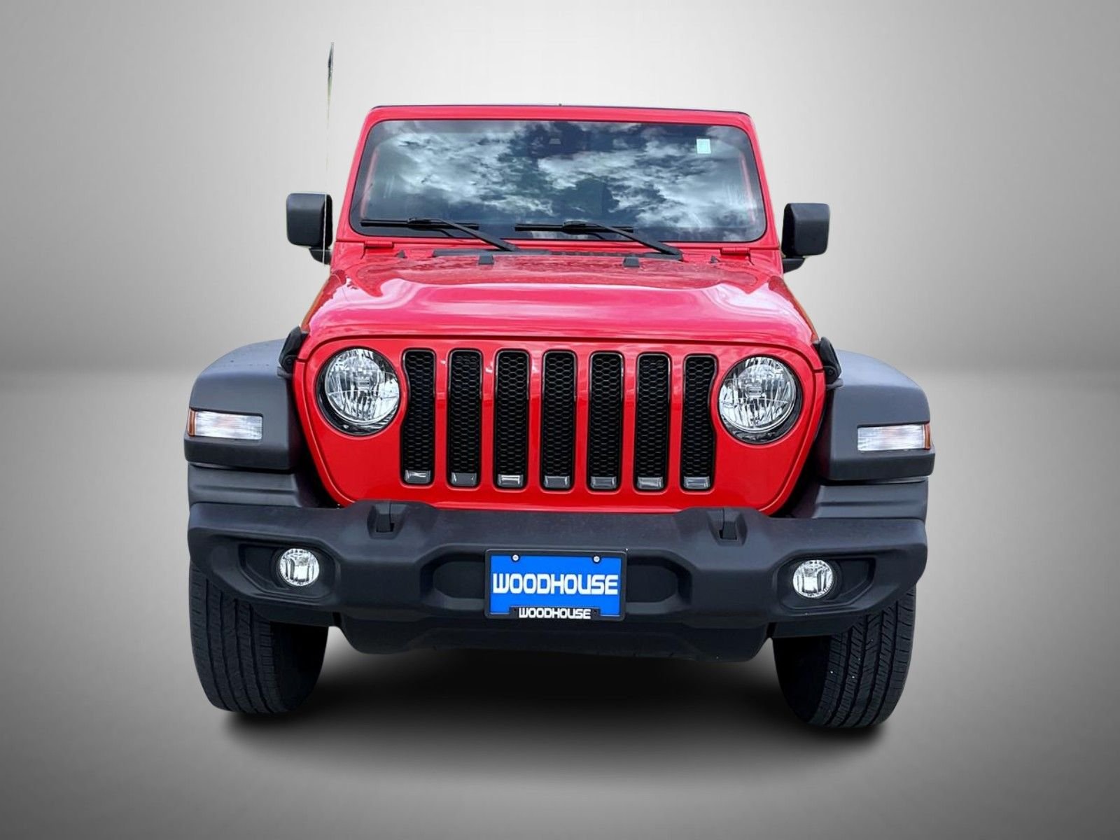 Used 2022 Red Jeep Unlimited Sport Altitude image 2