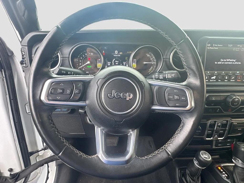 Used 2022 White Jeep Unlimited Sahara 4xe image 12