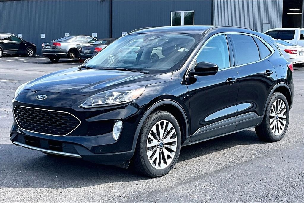 Used 2022 Black Ford Titanium image 2