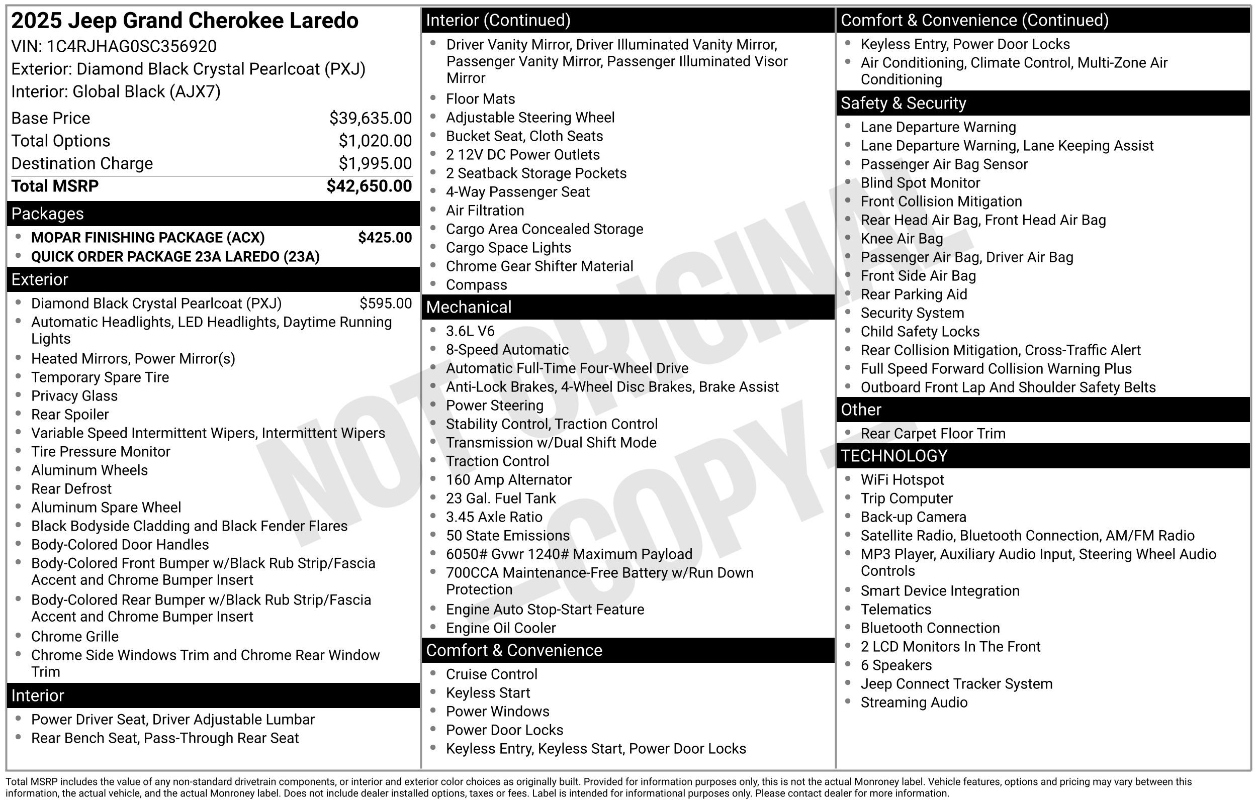 Used 2025 Black Jeep Laredo image 3